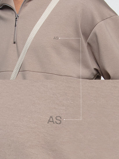 Quarter-zip sweatshirt Monogram Image