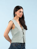 Vest with Bow Closure