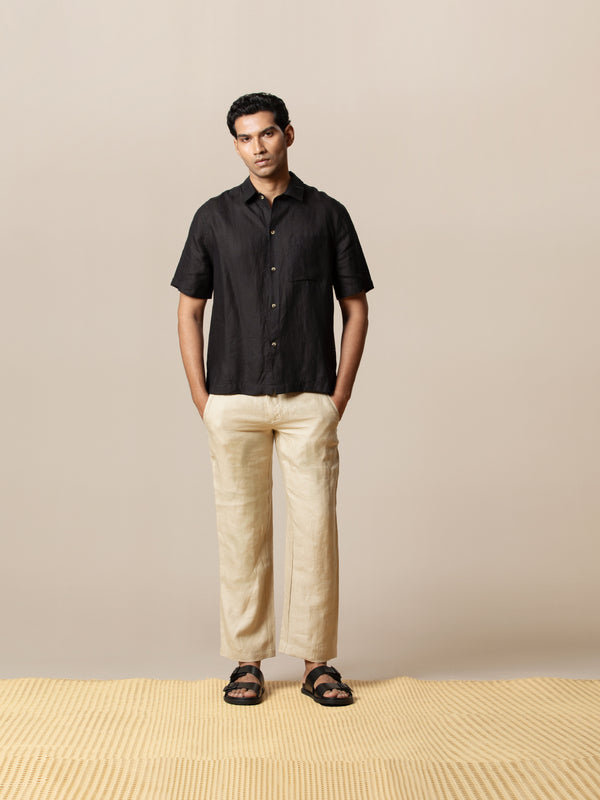Short-sleeve Boxy Shirt
