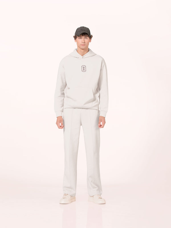 woo'ed wide-leg pants
