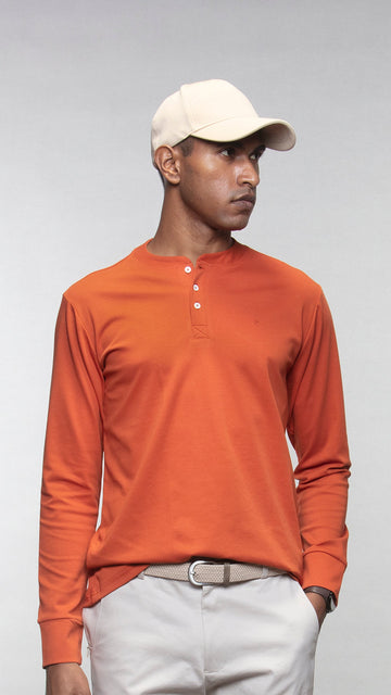 The henley tee – Love Pangolin