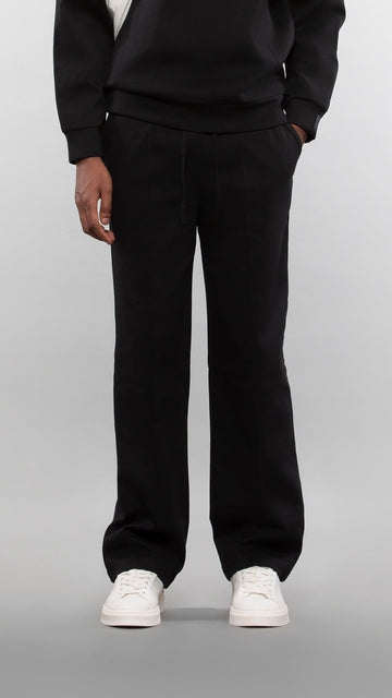 Buy Men's Black Wide Leg Trousers Online in India – Love Pangolin