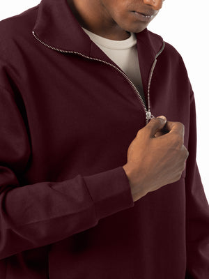 Quarter-zip sweatshirt