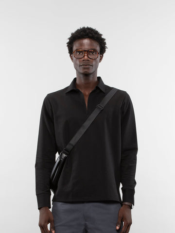 Full-sleeve performance polo