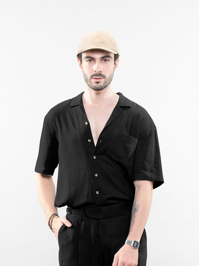 Shortsleeve linen shirt Love Pangolin