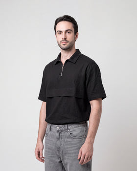Lightweight Half Zip Polo