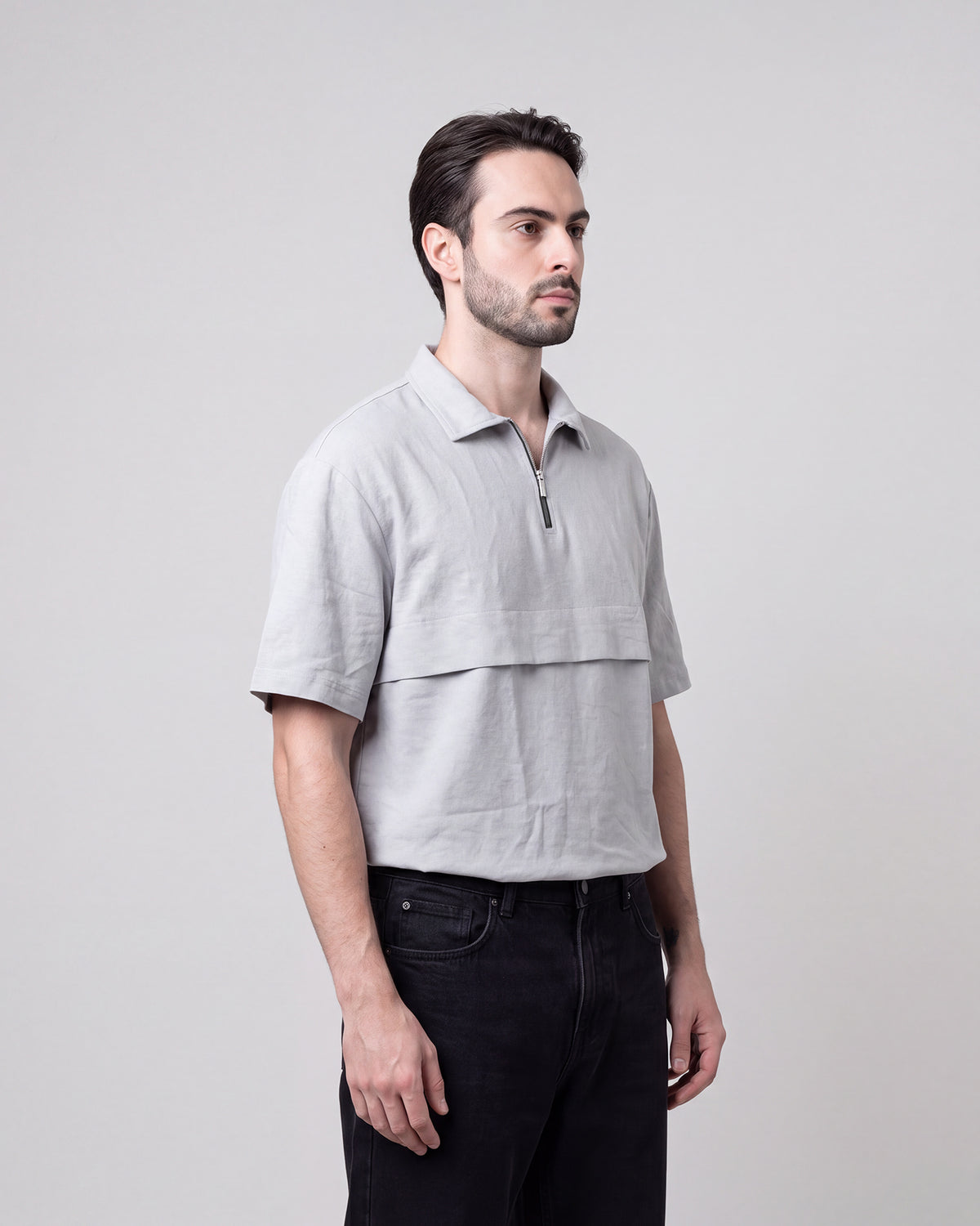 Lightweight Half Zip Polo