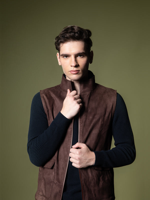 Suede Vest