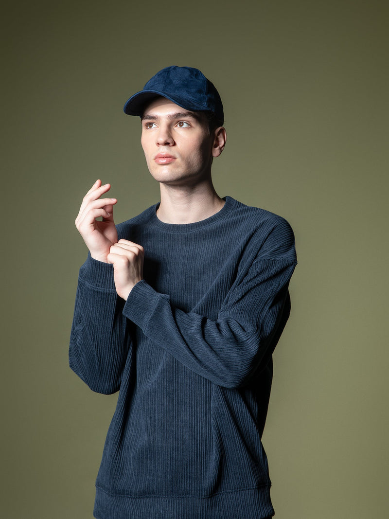 Woven texture sweatshirt