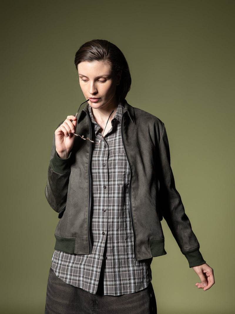 Suede Bomber
