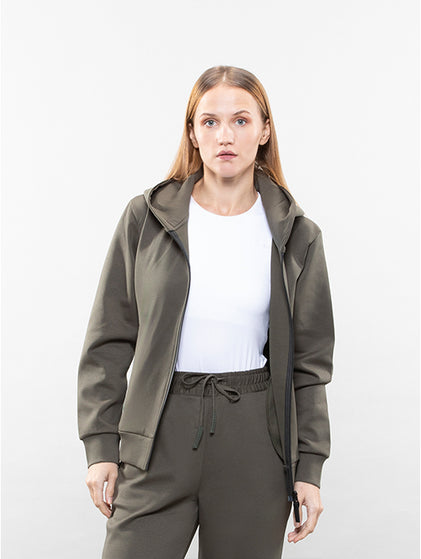 Women zipper hoodie