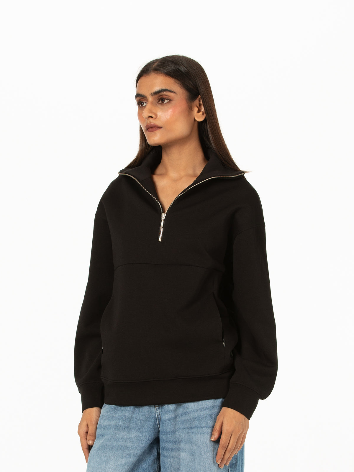 Quarter-zip sweatshirt