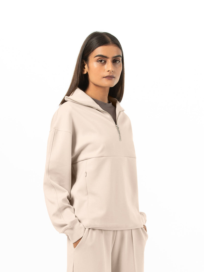 Quarter-zip sweatshirt