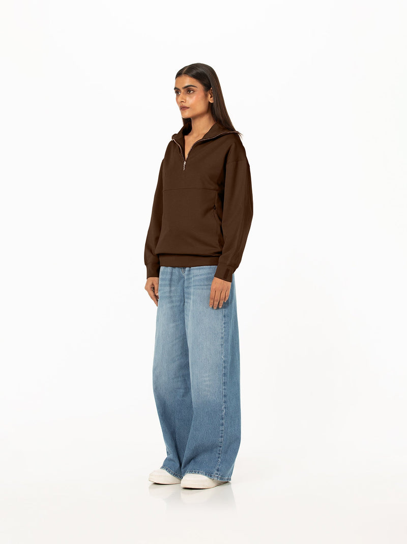 Quarter-zip sweatshirt