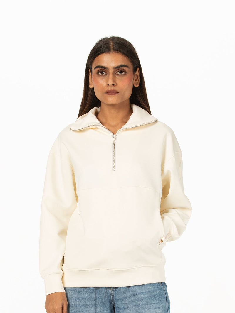 Quarter-zip sweatshirt