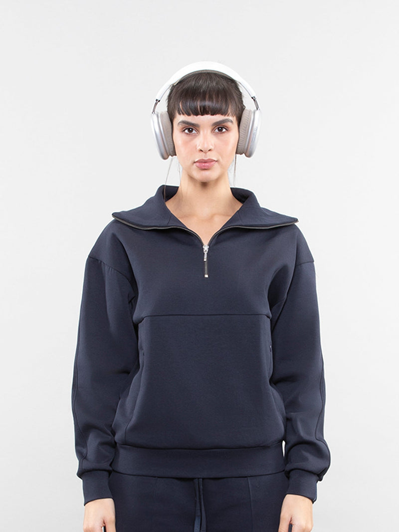Quarter-zip sweatshirt