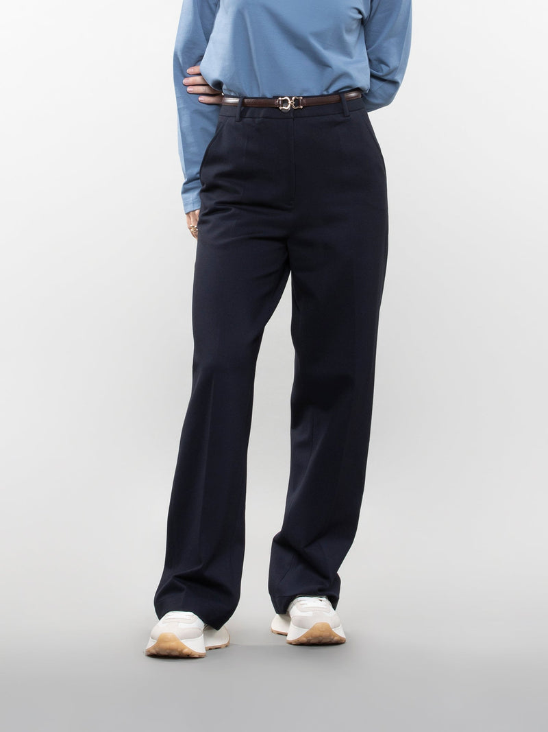 Straight-leg trouser