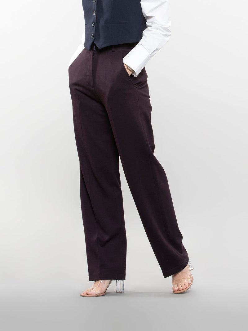Straight-leg trouser